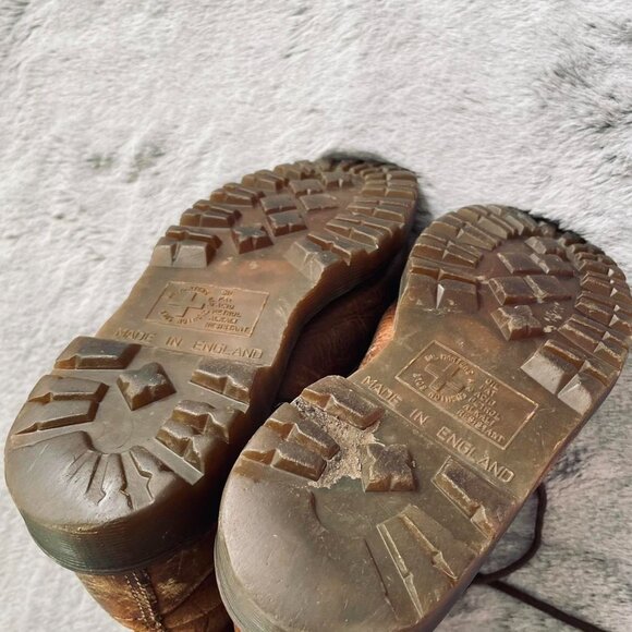 Vintage khaki Dr. Martens western combat boots - Picture 6 of 6